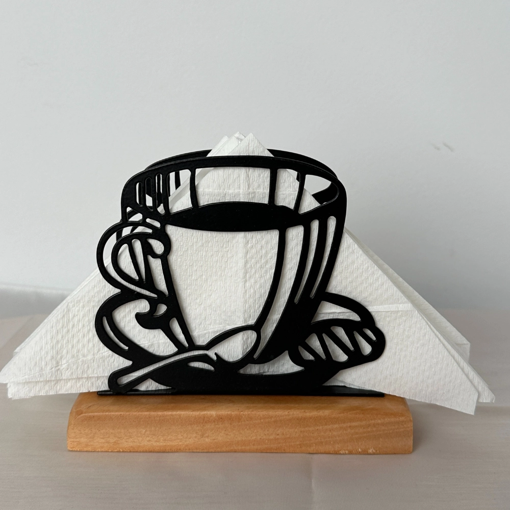 CaféCup Wooden Base Tissue Holder TW01CH