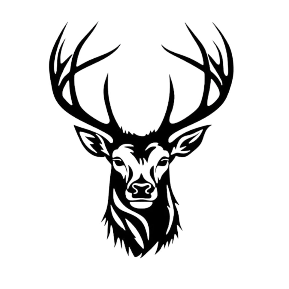 Deer Head Metal Wall Decor (WD125)