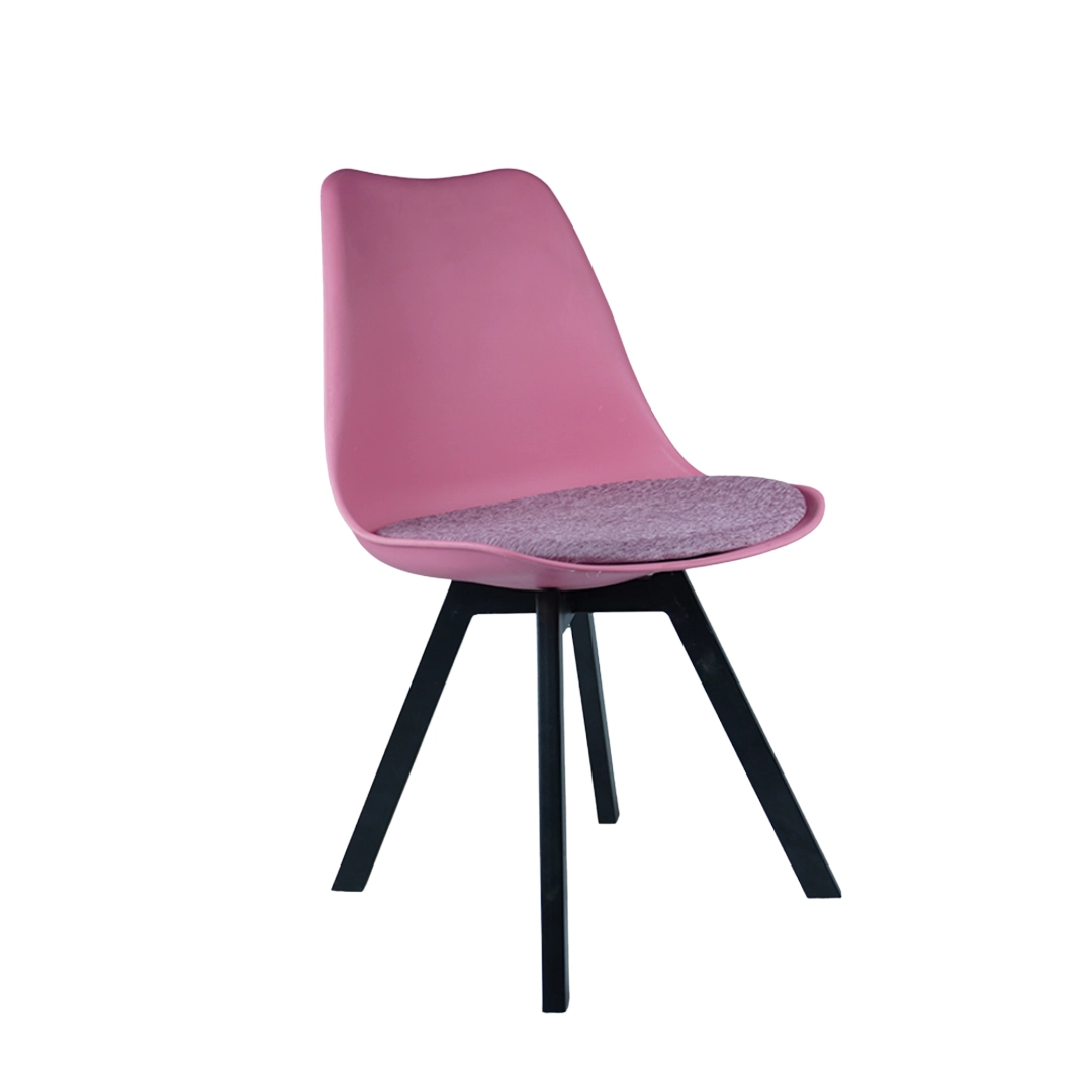 High Quality Heavy Duty Tulip Chair - Black Stand | Solfa Furnishers