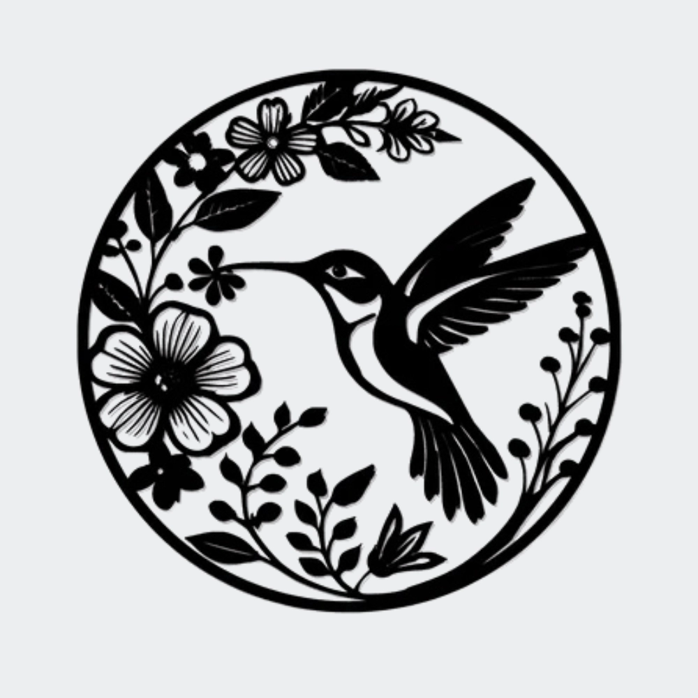 Hummingbird Metal Wall Decor (WD130)